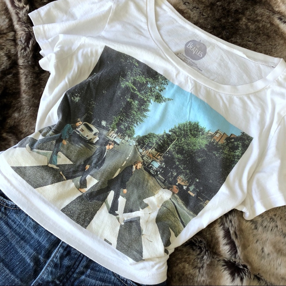 The Beatles Abbey Road Crop Top